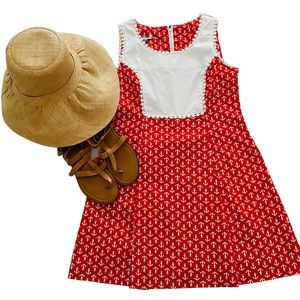 Vintage Nautical Dress - size 4